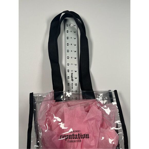 Taylor Swift Reputation Stadium Tour Clear Tote Bag Authentic Official Merch - Picture 14 of 15